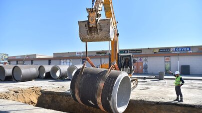 Xırdalanda 3300 metr yeni kanalizasiya kollektoru inşa edilir