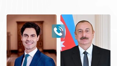 İlham Əliyev Niderlandın Baş naziri ilə danışdı