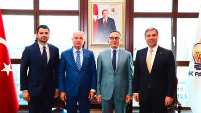 TÜRKPA Baş katibi AK Parti sədrinin birinci müavini ilə görüşdü