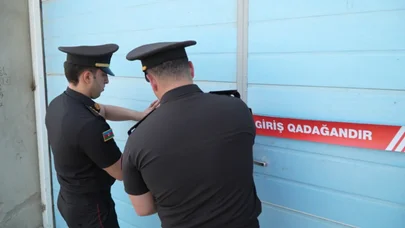 Qaradağda anbarın fəaliyyəti dayandırıldı - VİDEO