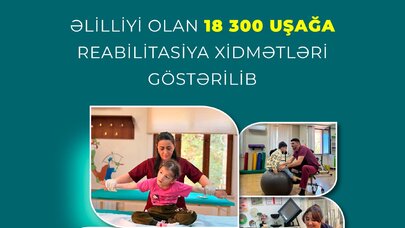 18300 uşağa reabilitasiya xidmətləri göstərildi