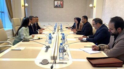 Oman Sultanlığı Şura Məclisinin sədri Bakıda səfərdədir - FOTO