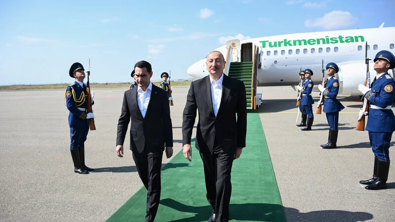 Türkmənistan prezidenti Füzulidə səfərdədir - FOTO