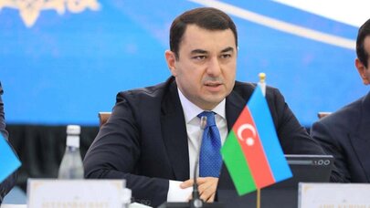 Adil Kərimli Özbəkistanda keçirilən konfransda çıxış etdi