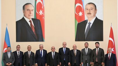 Əli Əsədov TBMM sədri ilə görüşdü