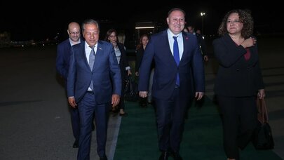 Şimali Kiprin spikeri Azərbaycana gəldi - FOTO