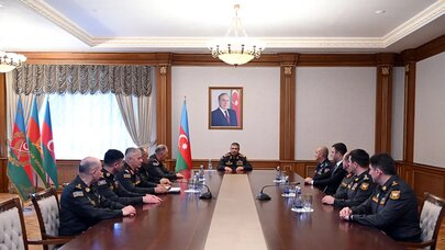 Müdafiə Nazirliyinin hərbçilərinə ali hərbi rütbələr təqdim edildi - FOTO