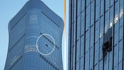 "11 sentyabr olayı"nı xatırladan hadisə: Təyyarə 109 mərtəbəli binaya çırpıldı