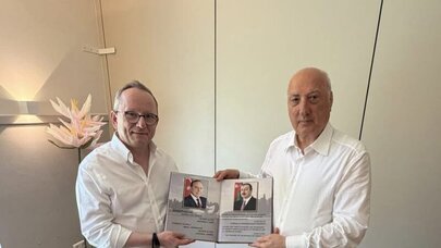 Zakir Fərəcov Almaniyanın Lüdviqshafen şəhərinə səfər etdi - Foto