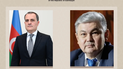 Ceyhun Bayramov qazaxıstanlı həmkarı ilə danışdı