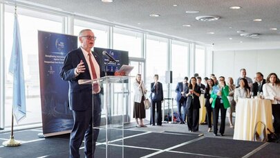 BMT-də Bakı Təhlükəsizlik Forumunun beynəlxalq ictimaiyyətə təqdimatı keçirildi - FOTO