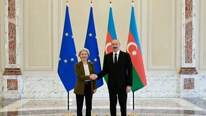 Əliyev və Lyayen mətbuata bəyanatlarla çıxış edirlər - Canlı
