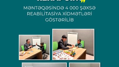 4 min şəxsə reabilitasiya xidmətləri göstərildi