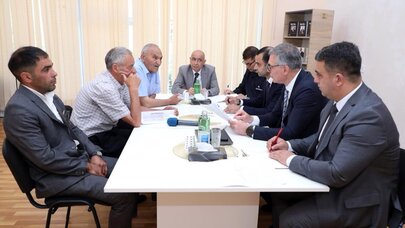 "Azəriqaz” İB-nin baş direktoru Qobustanda vətəndaş qəbulu keçirdi - Foto