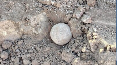 Cəlilabadda sirli daş kürə tapıldı - Foto
