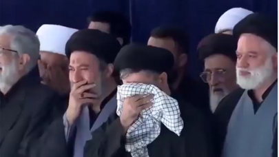 Xameneinin oğulları ilk dəfə görüntüləndi - Video