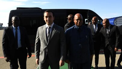 Mudenda Azərbaycana gəldi - Foto