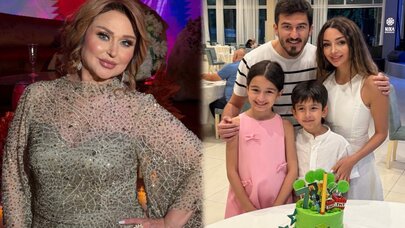 Mələkxanım nəvəsinin ad gününün belə təbrik etdi - Foto