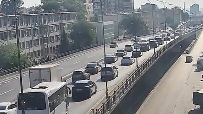 Bakının bəzi yollarında tıxac yarandı
