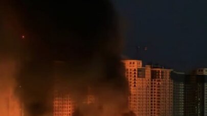 Kiyevə kütləvi hava zərbələri - 7 ölü, 24 yaralı var