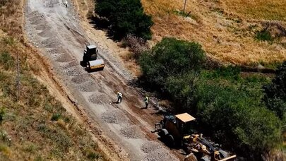 9 məntəqəni birləşdirən yol yenidən qurulur