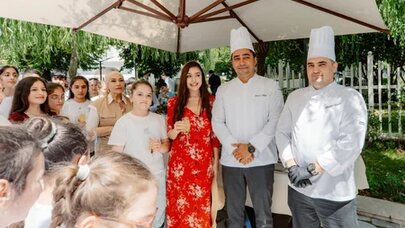 Leyla Əliyeva Qəbələdə - Foto