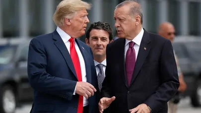 Ərdoğan Trampı qarşıladı - VİDEO