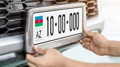 Azərbaycanda 600 min manatlıq nömrə satışa çıxarıldı