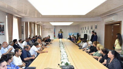 Yasamalda sakinlərin müraciətləri dinlənildi - FOTO