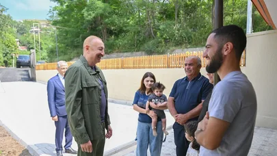 Prezident: "Artıq köçkün həyatı keçmişdə qaldı"