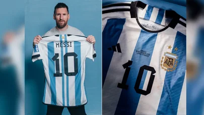Messi formasını əfsanəyə hədiyyə etdi - FOTO