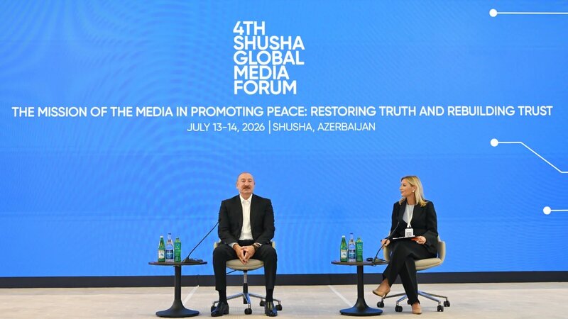 İlham Əliyev IV Şuşa Qlobal Media Forumunun açılışında iştirak etdi - Foto/Video/Yeniləndi