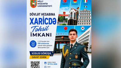 Hərbi təhsil almaq istəyənlər üçün "Açıq qapı" günü keçiriləcək