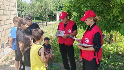 Ağdamın Baharlı qəsəbəsində mina təhlükəsinə dair maarifləndirmə sessiyası keçirilib