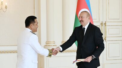 İlham Əliyev Kambocanın yeni səfirini qəbul etdi
