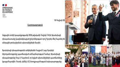 Fransanın Ermənistandakı səfirliyi zəhərlənən qonaqlardan üzr istədi