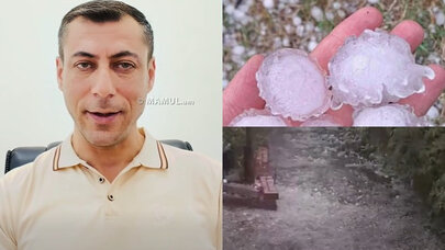Ermənistanın "dolu lənət"i davam edir - VİDEO