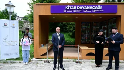 Şuşada "Kitab dayanacağı" istifadəyə verildi - FOTO