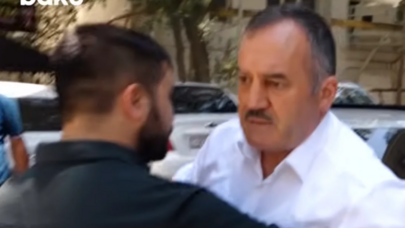 Klinika rəhbəri TV əməkdaşlarına hücum etdi - VİDEO