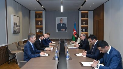 Ceyhun Bayramov Putinin köməkçisini qəbul etdi - FOTO