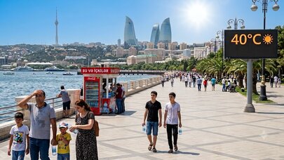 Sabah 40 dərəcə isti olacaq - HAVA PROQNOZU