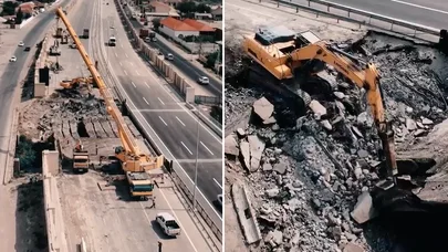 Qobustanda daha bir körpü sökülür