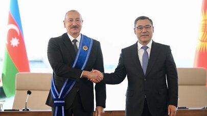 İlham Əliyev "Manas" ordeni ilə təltif edildi - YENİLƏNDİ
