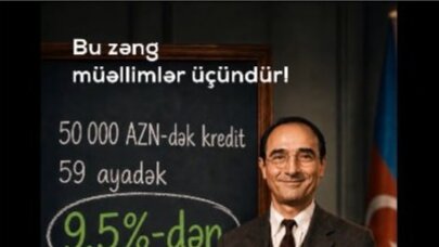 “Cəbiş müəllim”in qızı banka etiraz etdi - Bu reklama görə