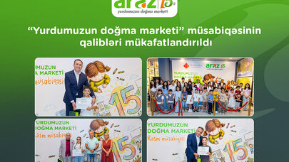 “Araz”ın 15 illiyinə həsr olunan rəsm müsabiqəsinin qalibləri mükafatlandırıldı - FOTOLAR