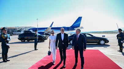 Prezident Qırğızıstan səfərindən videoçarx paylaşdı