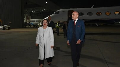 Sahibə Qafarova Cənubi Afrika Respublikasında səfərdədir