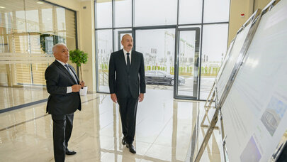 Prezident açılışda - Fotolar
