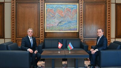 Azərbaycan və İsveçrənin XİN rəhbərləri təkbətək görüş keçirir