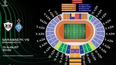 “Qarabağ” – “Dinamo” matçının biletləri satışda